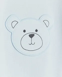 River Island Baby boys embroidered bear sleepsuit< 6 Mths - 2 Yrs