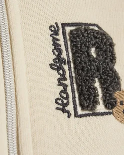River Island Baby cream embroidered sleepsuit< 6 Mths - 2 Yrs