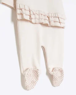 River Island Baby girls bear bag sleepsuit< 6 Mths - 2 Yrs