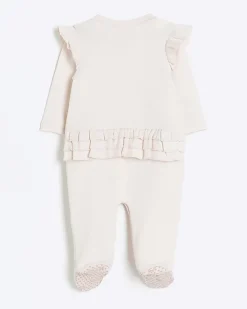 River Island Baby girls bear bag sleepsuit< 6 Mths - 2 Yrs