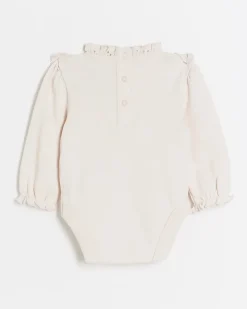 River Island Baby girls broderie bodysuit< 6 Mths - 2 Yrs