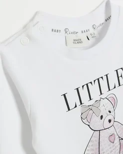 River Island Baby girls bear graphic all in one< 6 Mths - 2 Yrs