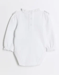 River Island Baby girls broderie bodysuit< 6 Mths - 2 Yrs