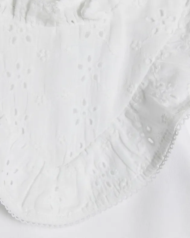 River Island Baby girls broderie bodysuit< 6 Mths - 2 Yrs