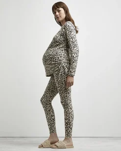 River Island Beige animal print maternity top< Maternity