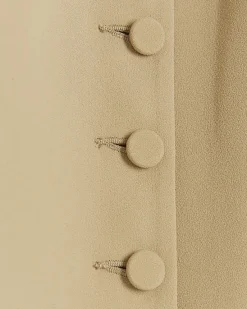 River Island Beige button front waistcoat< Suits & Tailoring