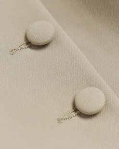 River Island Beige button front waistcoat< Suits & Tailoring