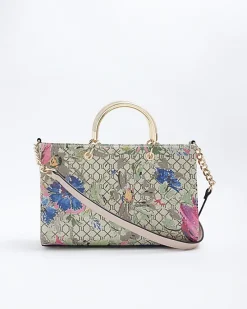 River Island Beige floral tote bag< Bags, Purses & Luggage