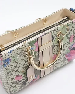 River Island Beige floral tote bag< Bags, Purses & Luggage