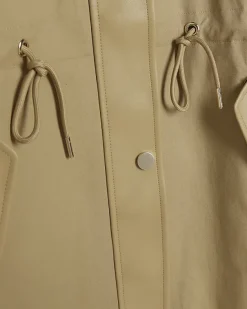 River Island Beige Hooded Parka Jacket< Coats & Jackets