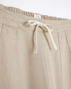 River Island Beige lyocell cuffed joggers< Trousers