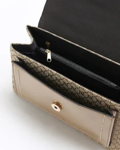 River Island Beige monogram chain shoulder bag< Bags, Purses & Luggage
