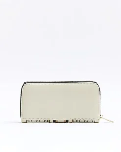 River Island Beige monogram front purse< Bags, Purses & Luggage