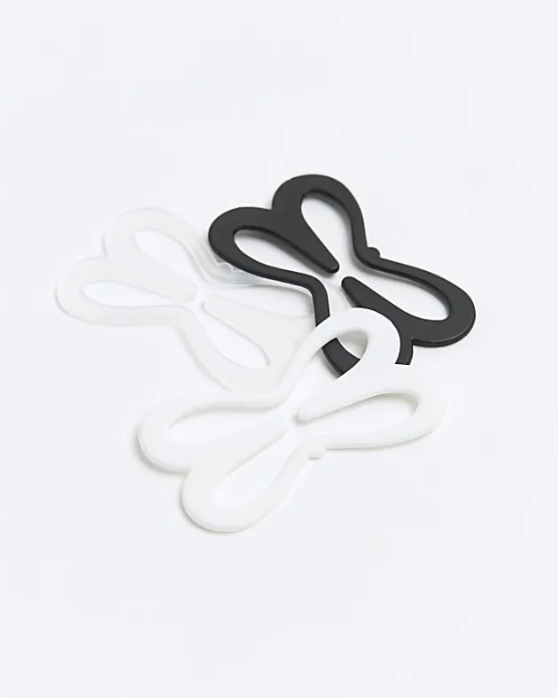 River Island Beige racer back clips< Accessories
