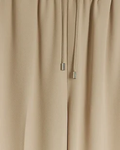 River Island Beige side stripe wide leg joggers< Trousers