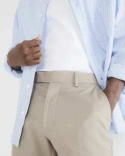River Island Beige slim fit smart chino trousers< Trousers