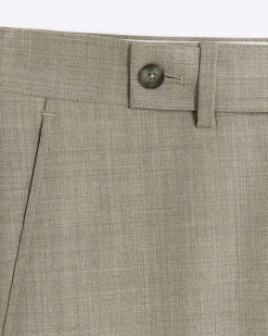 River Island Beige slim fit wool blend suit trousers< Trousers
