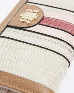 River Island Beige stripe canvas purse< Bags, Purses & Luggage