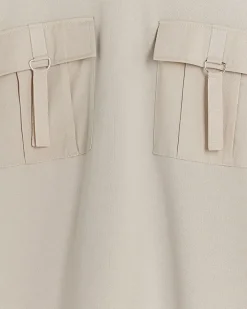 River Island Beige utility hooded sweatshirt mini dress< Dresses