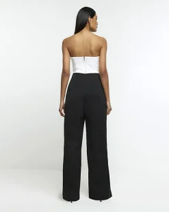 River Island bandeau wide leg jumpsuit< Jumpsuits & Playsuits