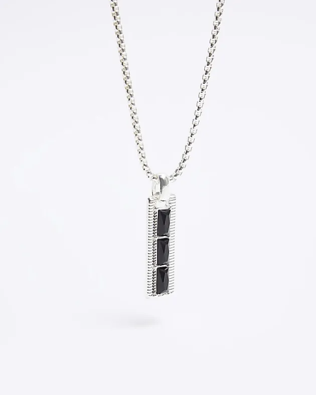 River Island bar pendant necklace< Jewellery & Watches