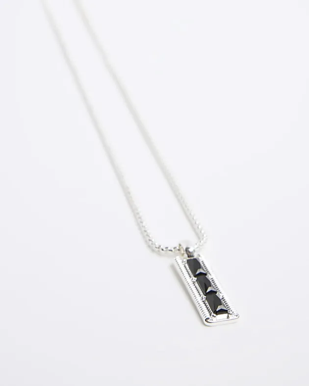 River Island bar pendant necklace< Jewellery & Watches