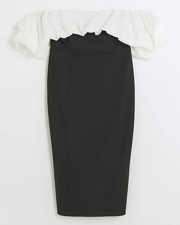 River Island bardot bodycon midi dress< Dresses