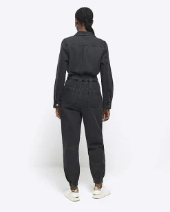 River Island belted denim jumpsuit< Jumpsuits & Playsuits