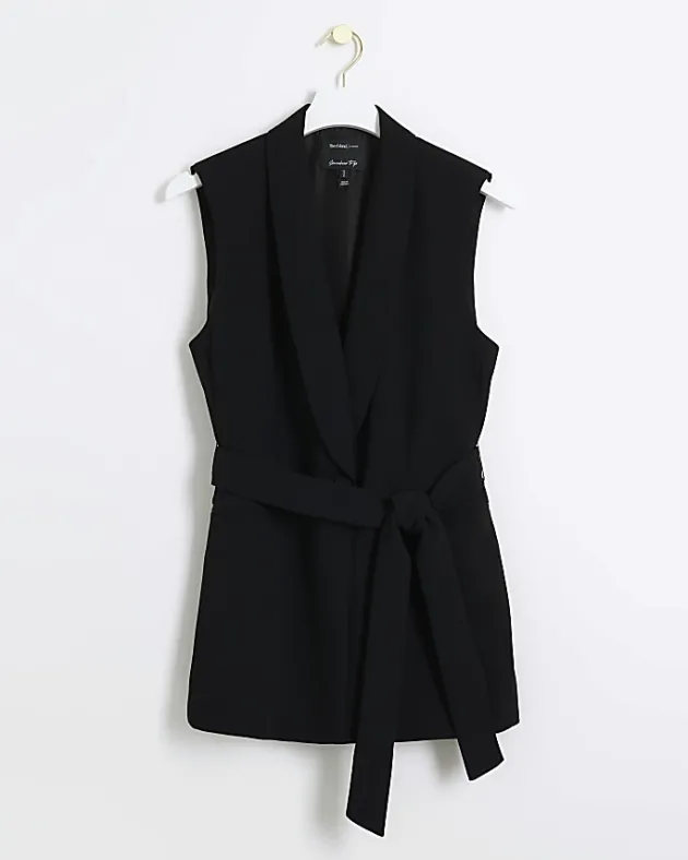 River Island belted longline waistcoat< Suits & Tailoring