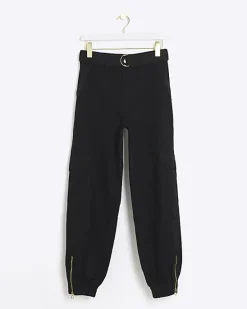 River Island belted utility cargo trousers< Trousers