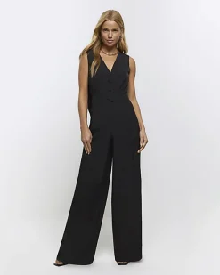 River Island bow blazer jumpsuit< Jumpsuits & Playsuits