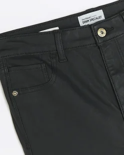 River Island bum sculpt flare coated jeans< Jeans