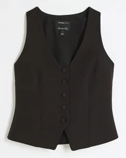 River Island button front waistcoat< Suits & Tailoring