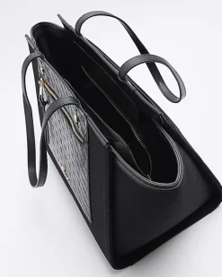 River Island canvas embossed RI shopper bag< Bags, Purses & Luggage