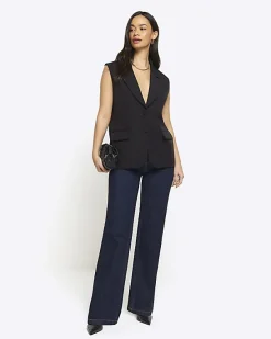 River Island collar V-neck waistcoat< Suits & Tailoring