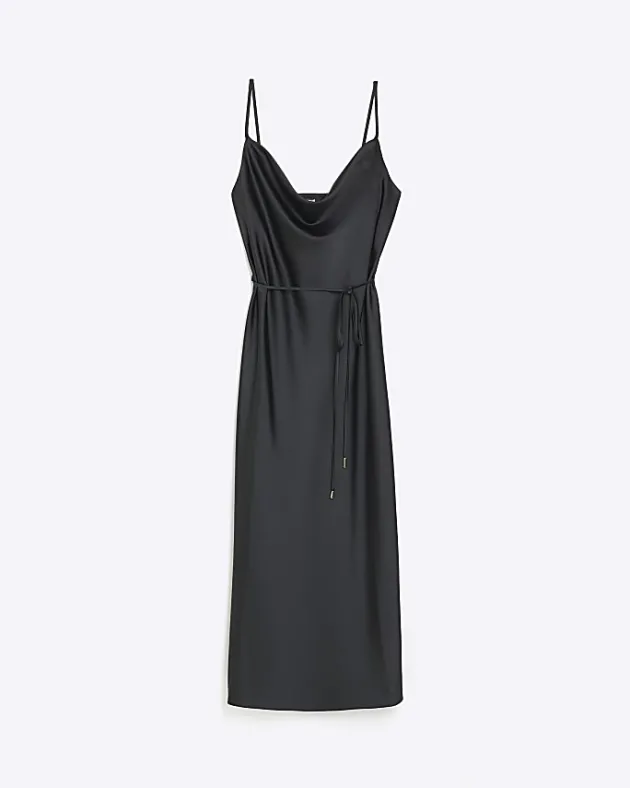 River Island cowl neck slip midi dress< Dresses