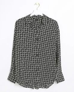 River Island crepe geometric oversized shirt< Co-ord Sets