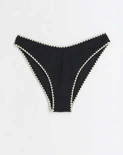 River Island crinkle stitched brief bikini bottoms< Swimwear & Beachwear