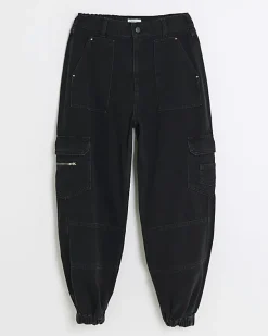 River Island cuffed cargo jeans< Trousers