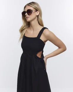 River Island cut out detail beach maxi dress< Swimwear & Beachwear
