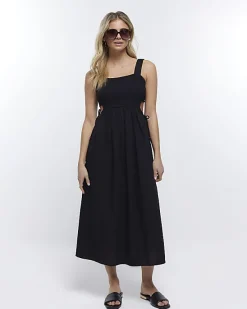 River Island cut out detail beach maxi dress< Swimwear & Beachwear
