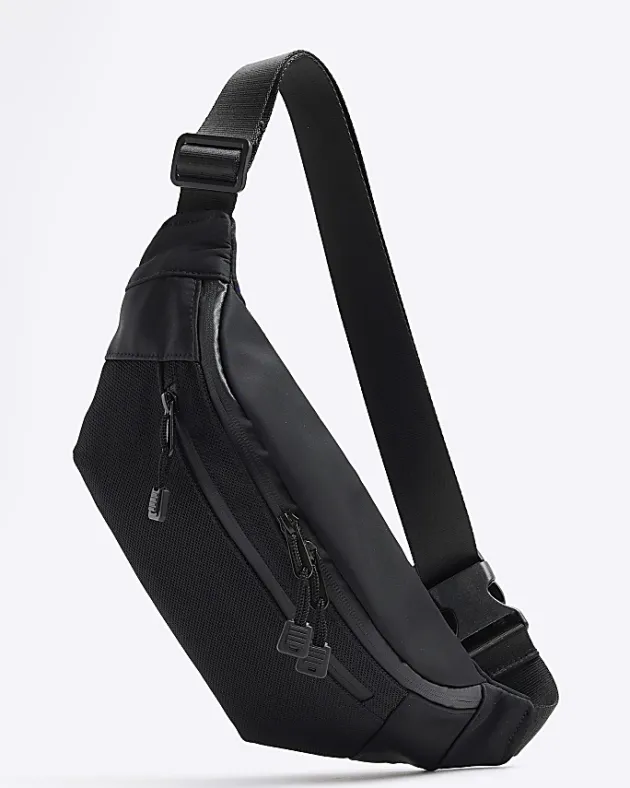 River Island Double Zip Bum Bag< Bags