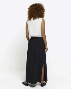River Island elasticated waist maxi skirt< Skirts