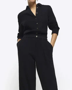 River Island elasticated wide leg trousers< Trousers