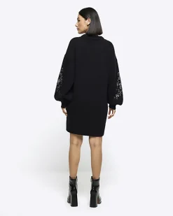 River Island embellished jumper mini dress< Dresses