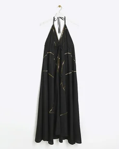 River Island embellished plunge beach maxi dress< Swimwear & Beachwear