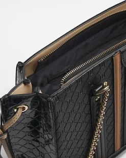 River Island embossed monogram tote bag< Bags, Purses & Luggage