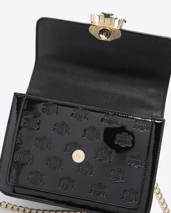 River Island embossed RI lock shoulder bag< Bags, Purses & Luggage