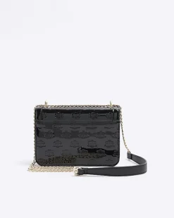 River Island embossed RI lock shoulder bag< Bags, Purses & Luggage