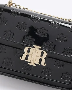 River Island embossed RI lock shoulder bag< Bags, Purses & Luggage